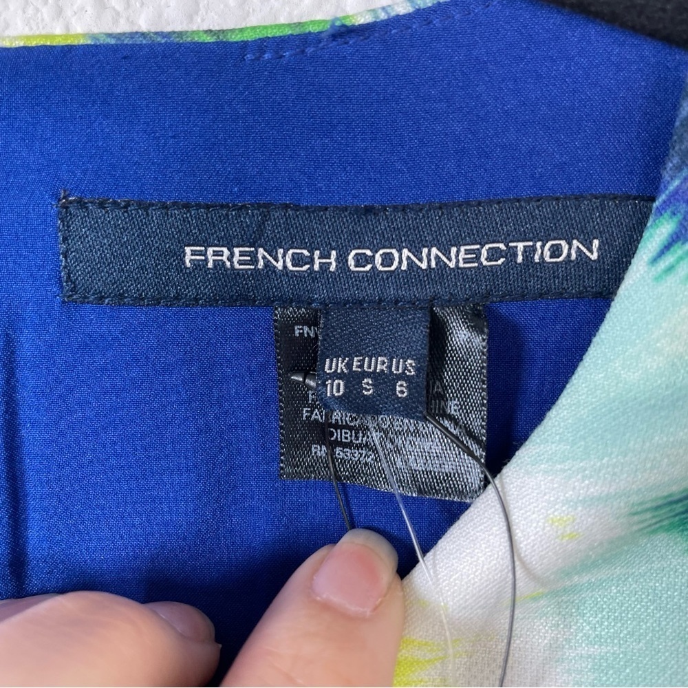 French Connection Annisa Whisper Print Mini Dress - Picture 10 of 14